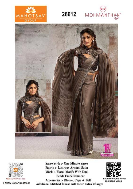 Mahotsav mohmanthan 26600 Surat saree wholesalers